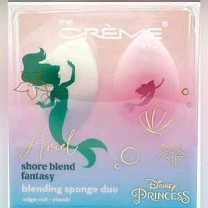 NIB The Crème Shop x Disney Princess Ariel: Shore Fantasy Blending Sponge Duo